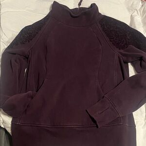 Lululemon Purple High-Neck Sweatshirt